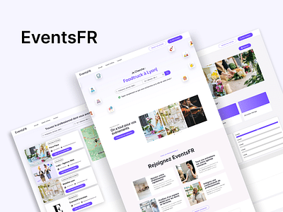 Web App et Mobile App - EventsFR - Création de site internet