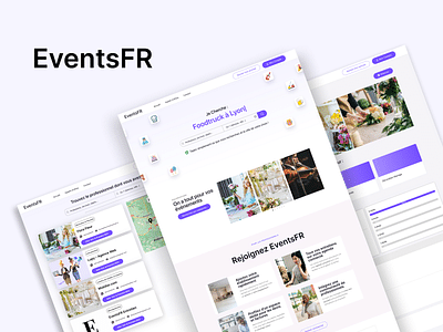 Web App et Mobile App - EventsFR - Webseitengestaltung