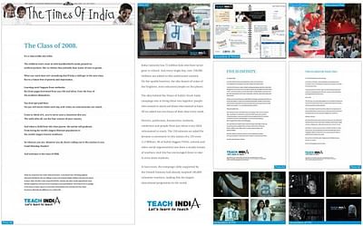 TEACH INDIA - Réseaux sociaux