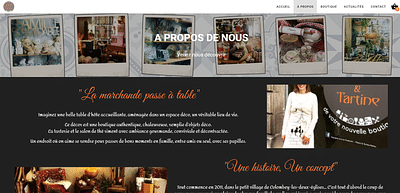 Site web Maison et Tartine Reims - Creazione di siti web