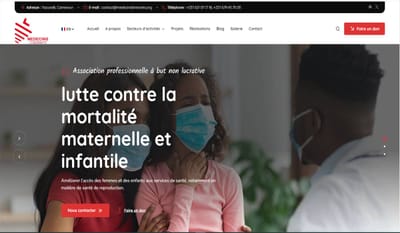 Création du site internet de Médecins Itinérants - SEO