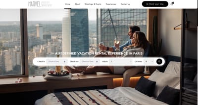 Desarollo plataforma reservas apartamentos Marvel - Creación de Sitios Web
