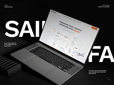 Saifast - Logistics website - Aplicación Web