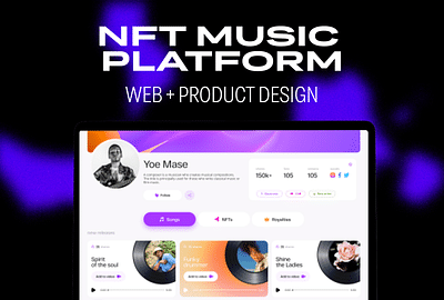 Klezma NFT Music Platform - Ergonomy (UX/UI)