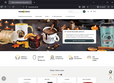 Entwicklung Webshop mit flexiblem Produktkonfigurator - Diseño Gráfico