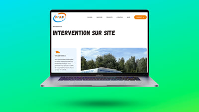 Création de Site Web - KFLEX - Grafische Identiteit