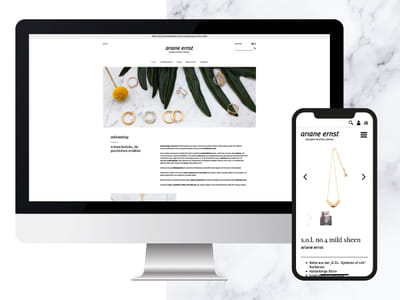 Onlineshop Designer Jewlery - Fotografie
