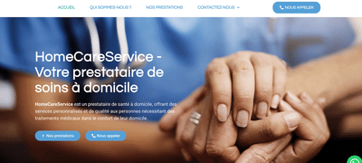 Création site web Homecareservice - Création de site internet