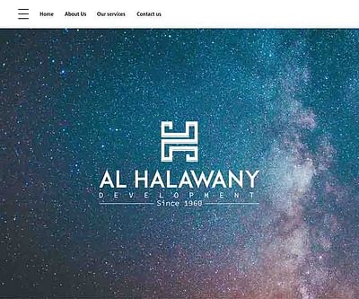 Website Development For Al-Halawany Group - Graphic Design