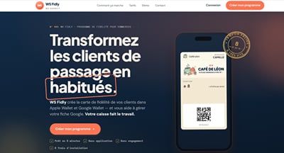 Cartes de fidélité Apple Wallet et Google Wallet - Application web