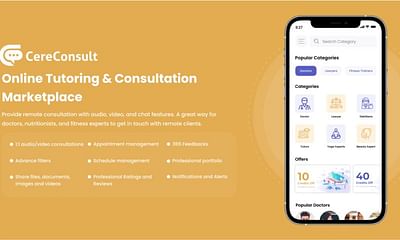 CereConsult - Online Consultation App - Mobile App