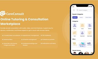 CereConsult - Online Consultation App - Application mobile