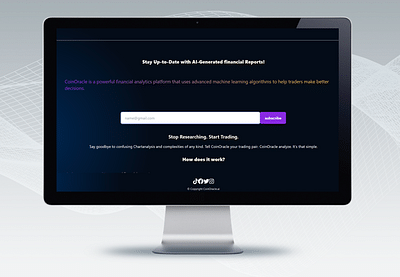 Webentwicklung einer Landingpage für AI-Reports - Künstliche Intelligenz