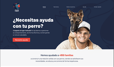 Desarrollo web y automatización - Coach Canino - Website Creation