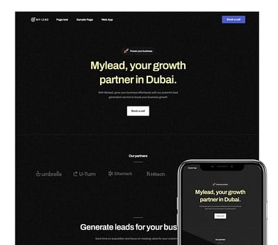 Mylead - Website Creatie