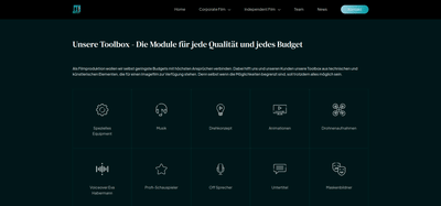 Fantomfilm GmbH - Webseitengestaltung