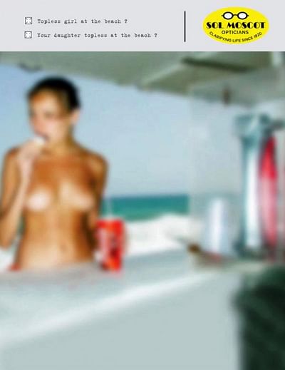 Topless - Werbung
