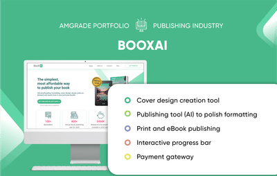 BooxAI - Book Publishing Startup - Grafikdesign