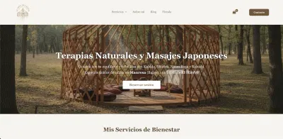 Alma con Calma - Web Terapeura Holística - Website Creation