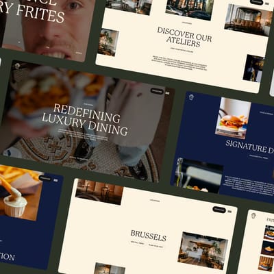 Frites Atelier - The best frites in the world - Website Creatie