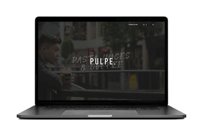 Site vitrine - PULPE. - E-commerce