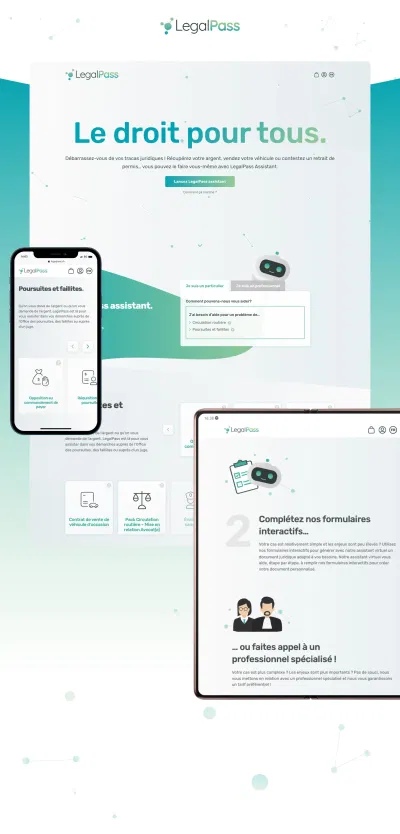 LegalPass - Webseitengestaltung