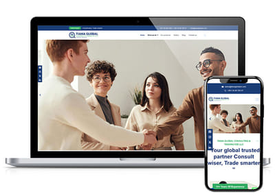 TIANA GLOBAL Consulting and Trading FZE - Création de site internet