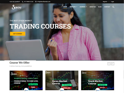 Skandha - E Learning Website for FX & Stock Market - E-commerce