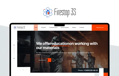 Business Site Firestop3S - Webseitengestaltung