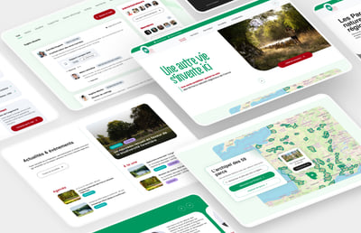 Fédération des Parcs naturels régionaux de France - Website Creation