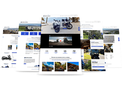 Kartel Scoot : Réservez votre moto en ligne - Création de site internet