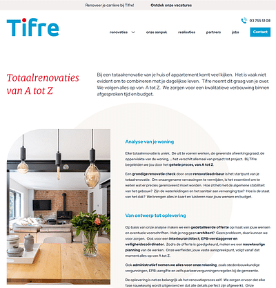 Groeiondersteuning voor sterk bouwbedrijf - Website Creatie