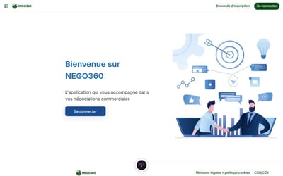 Nego360 : plateforme SaaS de négociation commerciale - Développement de Logiciel