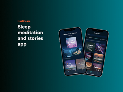Sleep meditation and stories app - Application mobile