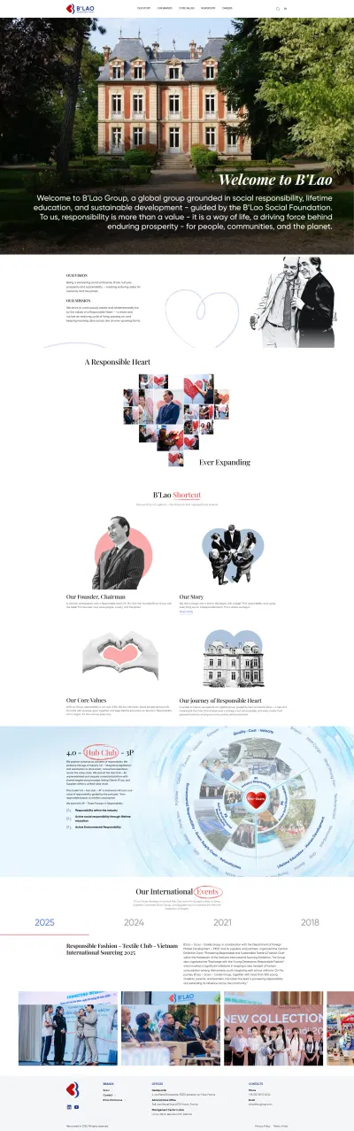 B'Lao Group - WEB DESIGN - Website Creatie
