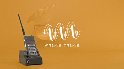 Walkie Talkie - Design & Development - Ergonomie (UX/UI)