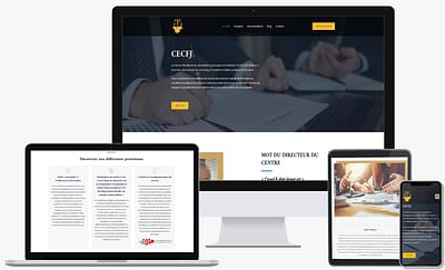 CECFJ WEBSITE - Création de site internet