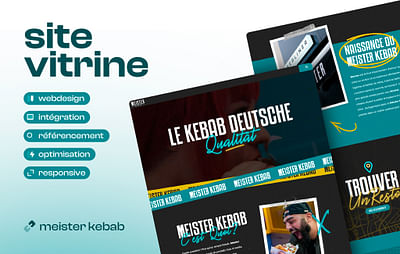 Création de site vitrine | Meister Kebab - Design & graphisme