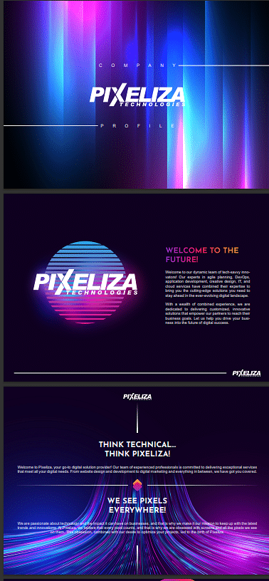 Pixiliza Profile Design - Graphic Design