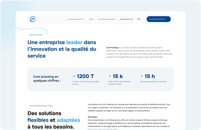 Cool-Pressing - Création de site internet