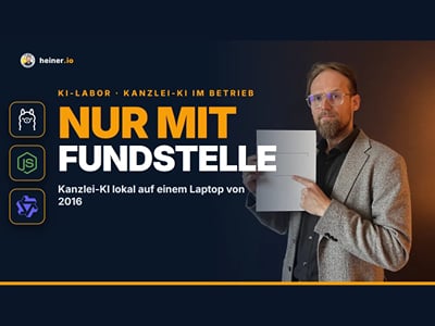 Kanzlei-KI lokal: Aktenfrage nur mit Fundstelle, ohne Cloud - Künstliche Intelligenz