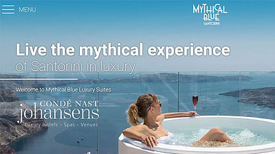 Mythical Blue Luxury Suites Santorini - Référencement naturel