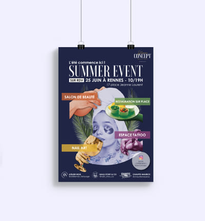 Création d'une affiche - Branding & Positionering