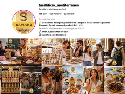 Tarallificio Mediterraneo: social ed e-commerce per i taralli Saviano - E-Commerce