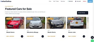 Car Dealer website - Web Application