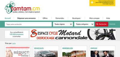 TamTam.cm - Website Creatie