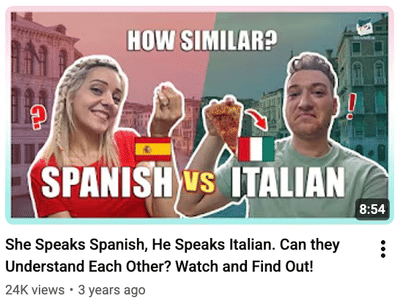 Glossika - 120 Videos Across 12 Languages - Content Strategy