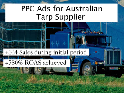 Google Ads for eCommerce Tarp Sales - Publicité