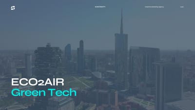 ECO2AIR: brand identity e sito web per la green tech - Branding & Posizionamento