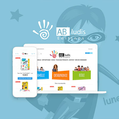Boutique en ligne ABLudis - Creazione di siti web